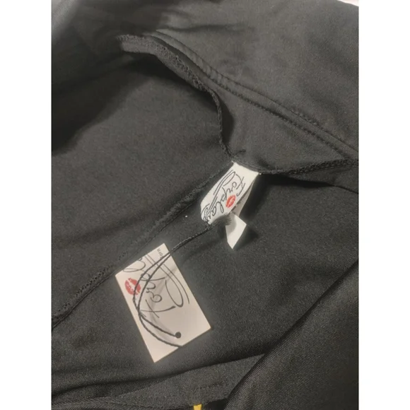 Forplay Women's L-XL Black Firefighter Hose Handler Costume with Red Belt - Picture 5 of 11